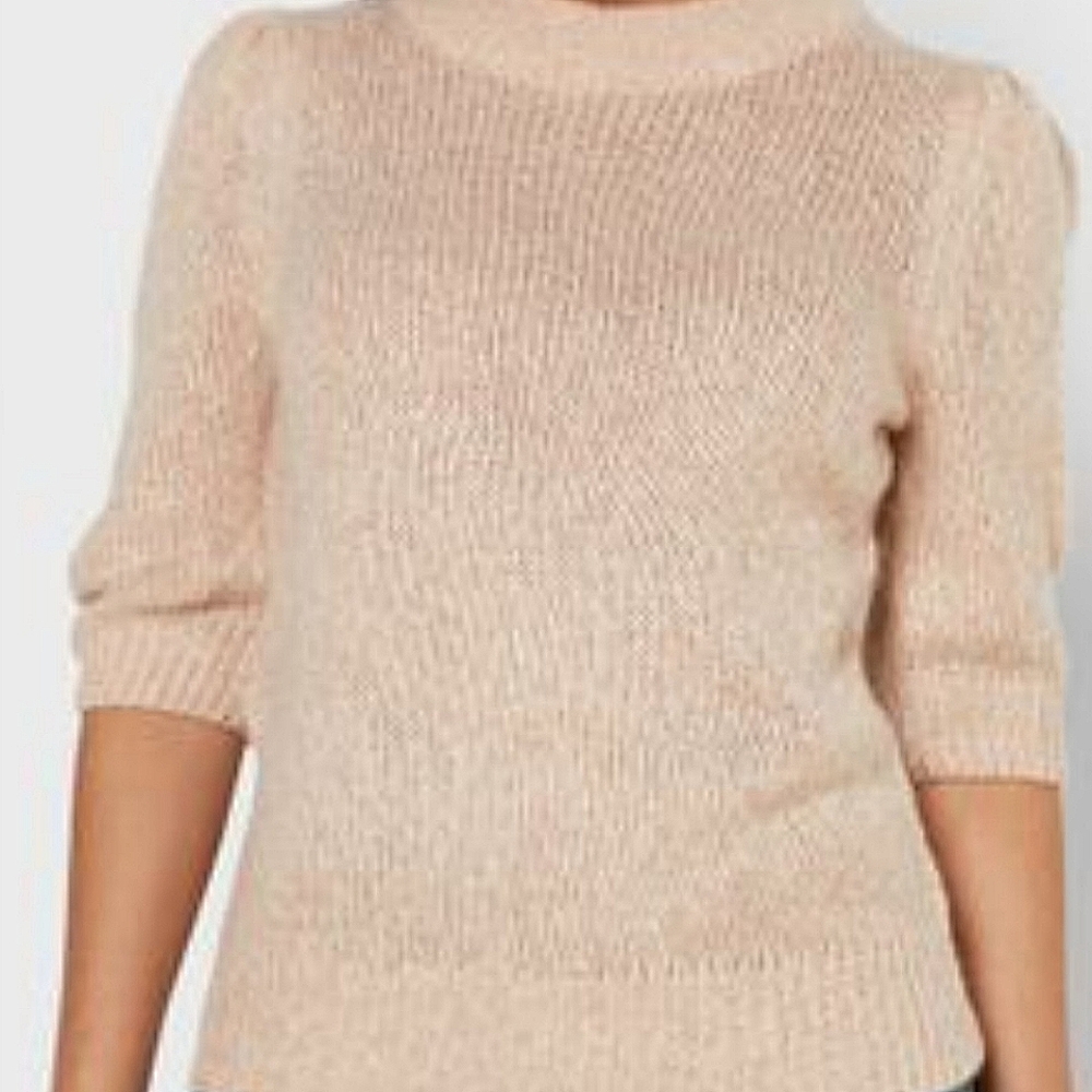 ANN TAYLOR PUFF SLEEVE TOP SZ PL